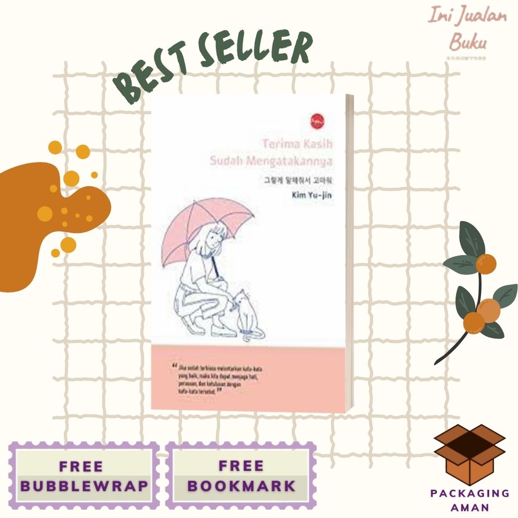 Buku TERIMA KASIH SUDAH MENGATAKANNYA (ARIA MEDIA)