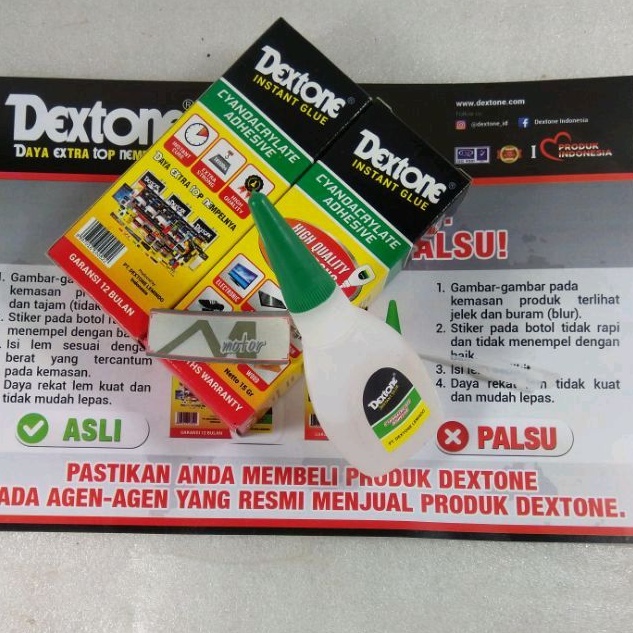 

DEXTONE LEM CAIR LEM POWER BLUE ORI ASLI