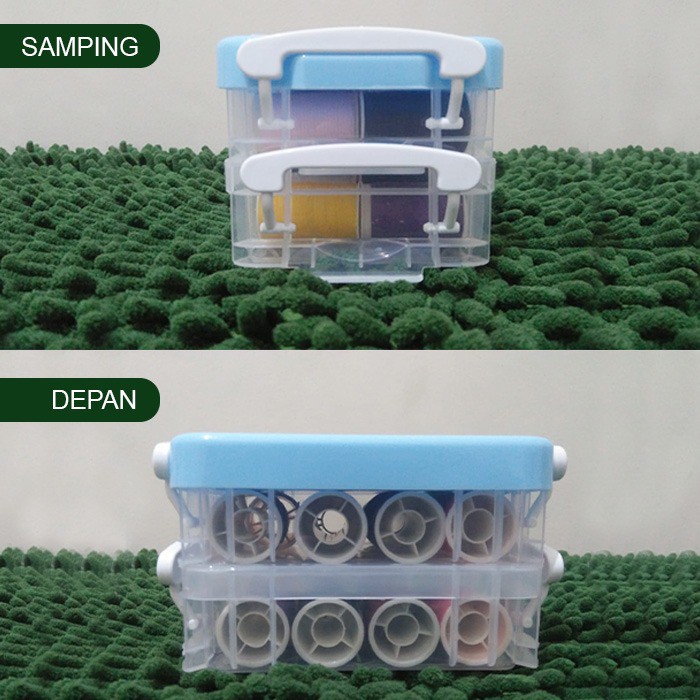 Alat Jahit set Peralatan benang jarum lengkap sewing box