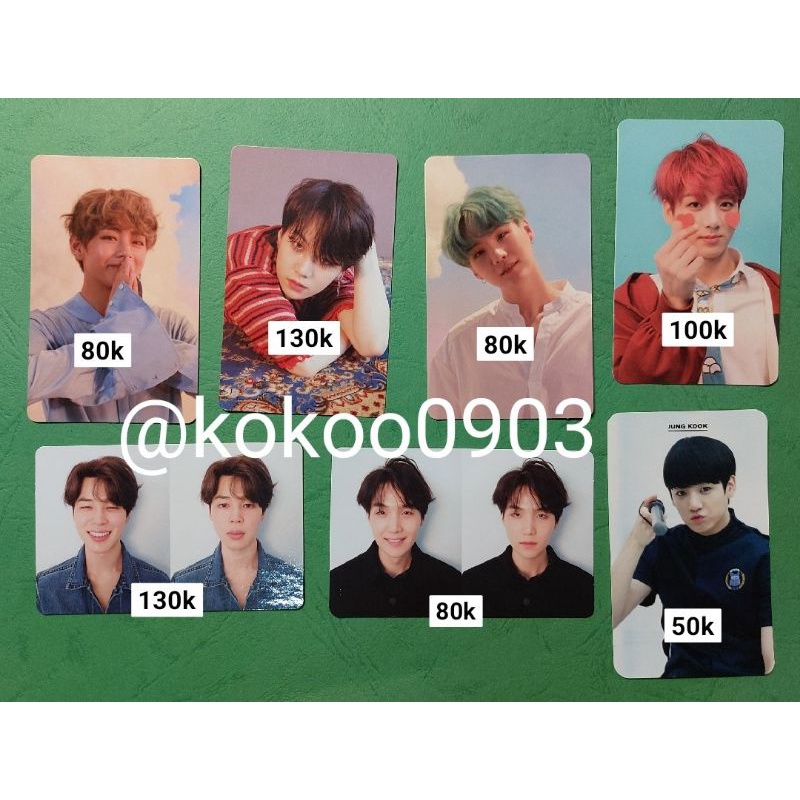 WTS BTS OFFICIAL PHOTOCARD PC LOVE YOURSELF ANSWER HER TEAR JUNGKOOK YOONGI SUGA JIMIN TAEHYUNG JIN 