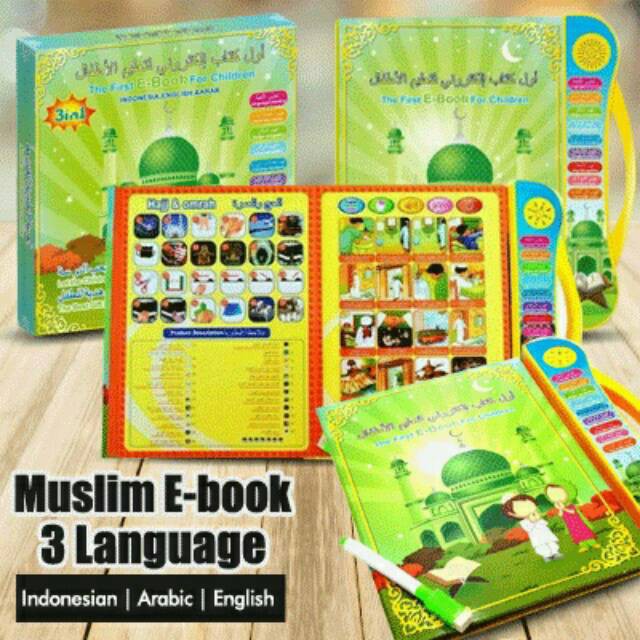 Ebook Muslim - Mainan Edukasi dan Kado Anak 3 Bahasa TERLARIS