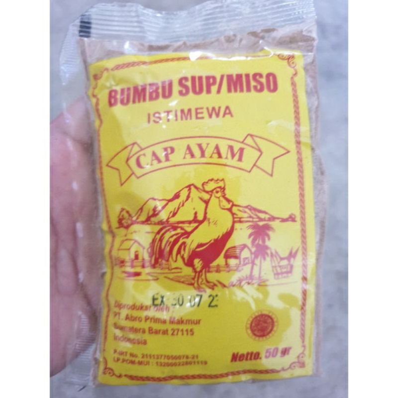 

bumbu sup/miso istimewa cap ayam