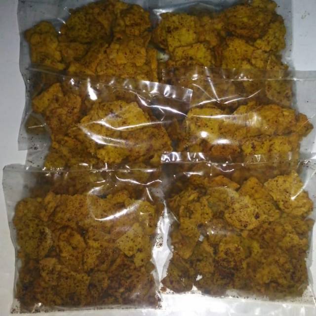 

Keripik tempe pedas