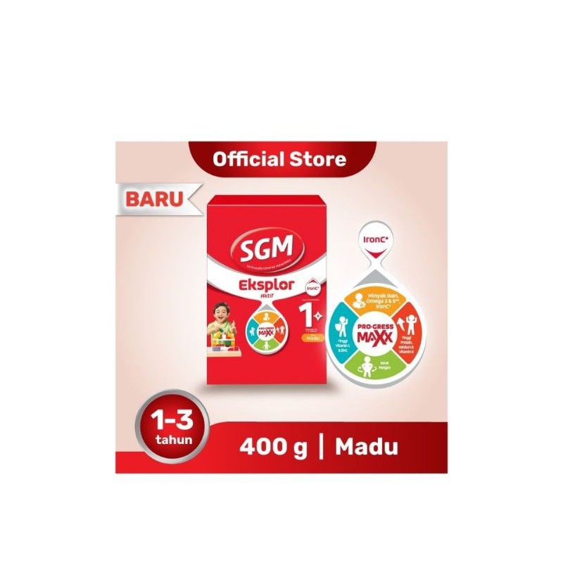 

SGM Eksplor 1+ Pro-Gressmaxx Madu 400gr