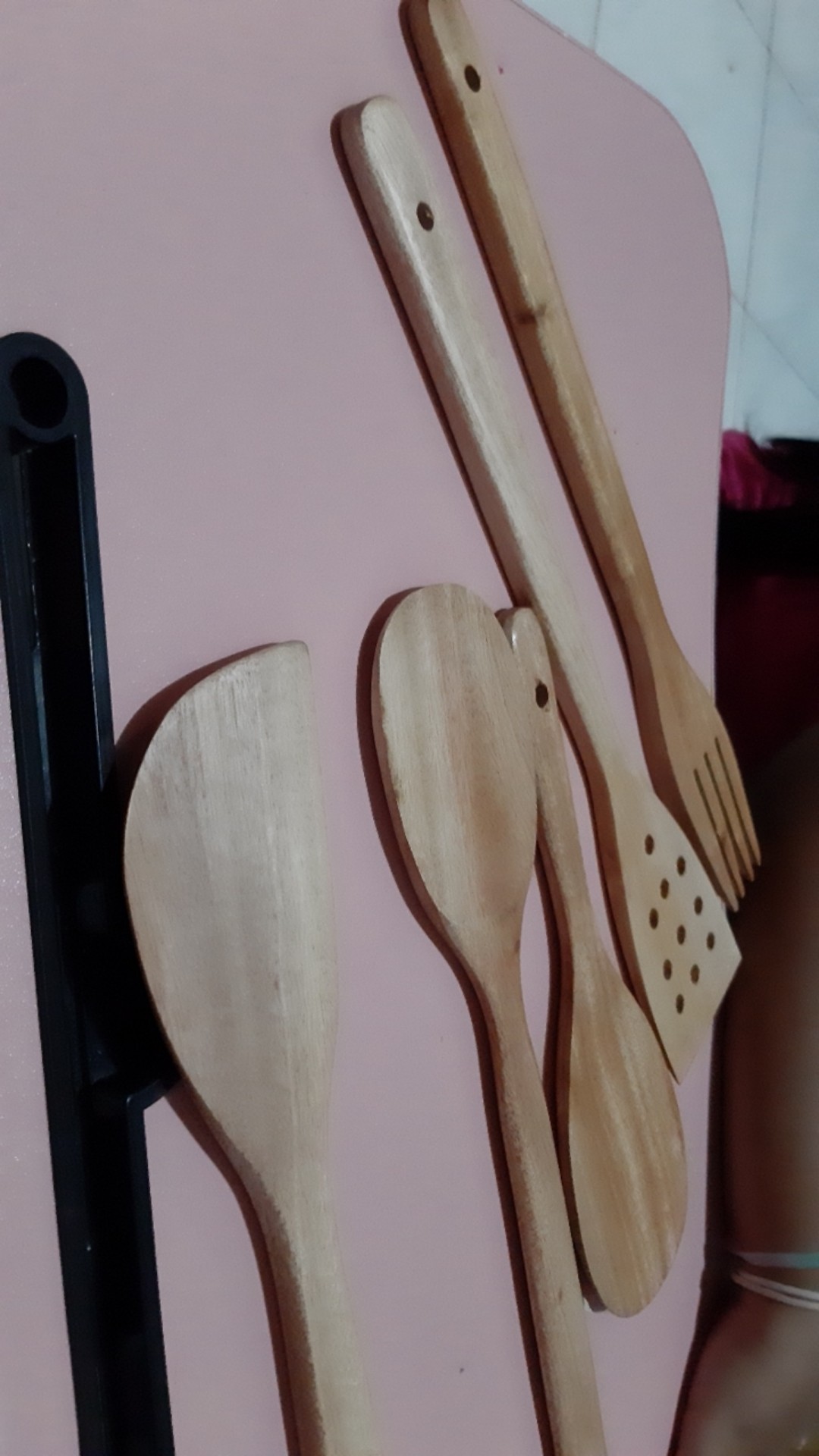 Dadalala Spatula Set /  Peralatan Masak 1 Set Isi 7 Pcs Bahan Kayu Mahoni