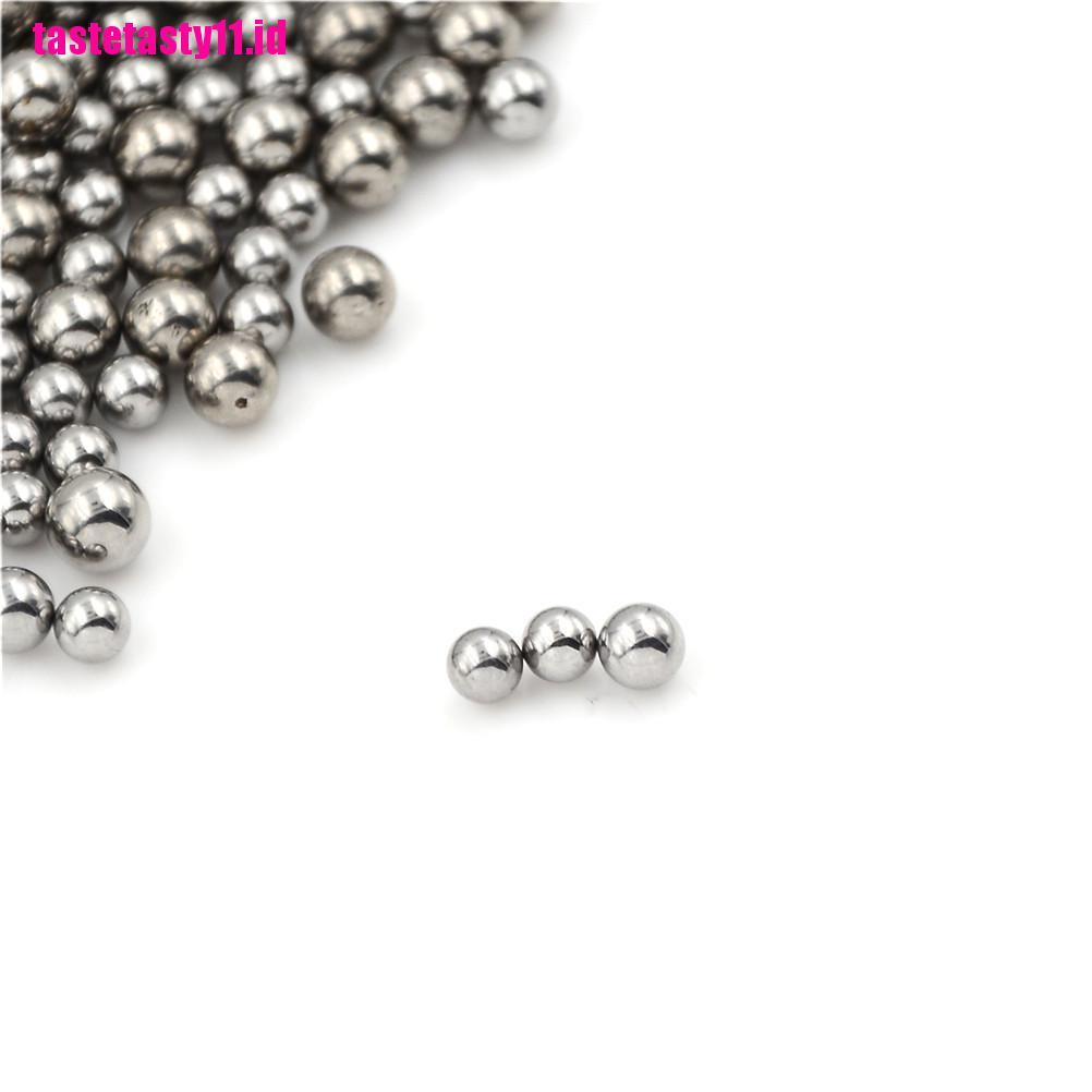 【TTID】100pcs Bicycle Replacement Silver Tone Steel Bearing Ball 4/4.5/5/5.5MM D