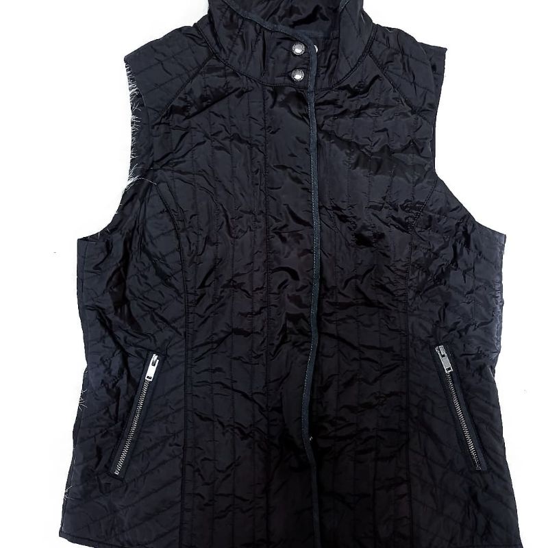 WINTER VEST ROMPI SUHU MINUS MUSIM DINGIN TURTLE NECK WATER PROOF WIND COAT LUARAN MOTOR PELINDUNG D