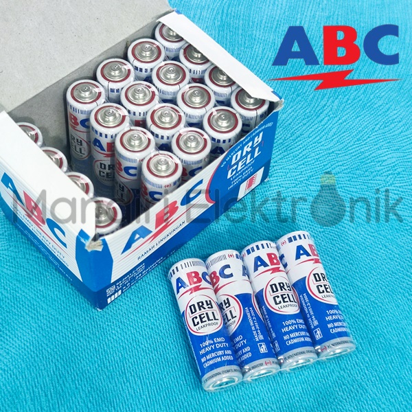 Baterai AA A2 ABC Biru - Battery ABC AA R06