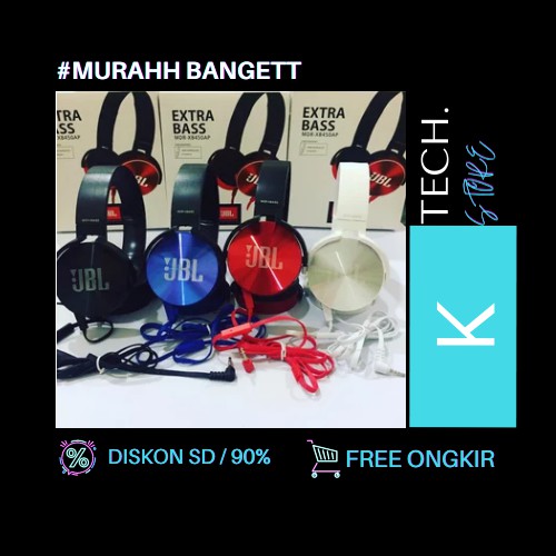 JBL Headphone Headset Earphone JBL XB450