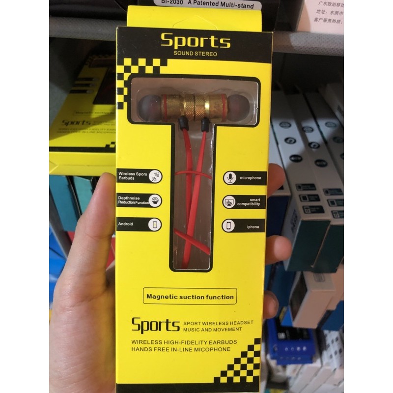 Handsfree/ HF/ Earphone/ Headset Magnetic Bluetooth Sport