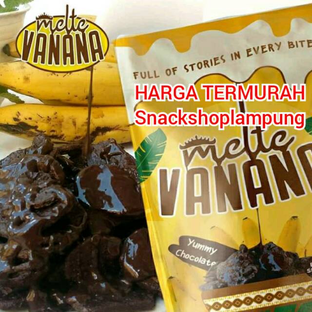 TERMURAH Keripik Pisang Melte Vanana best seller lampung 120gr