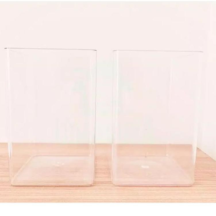 REALPICT Toples Cupang Akrilik 4 Liter - Toples Mika - Aquarium Mini - Paxton