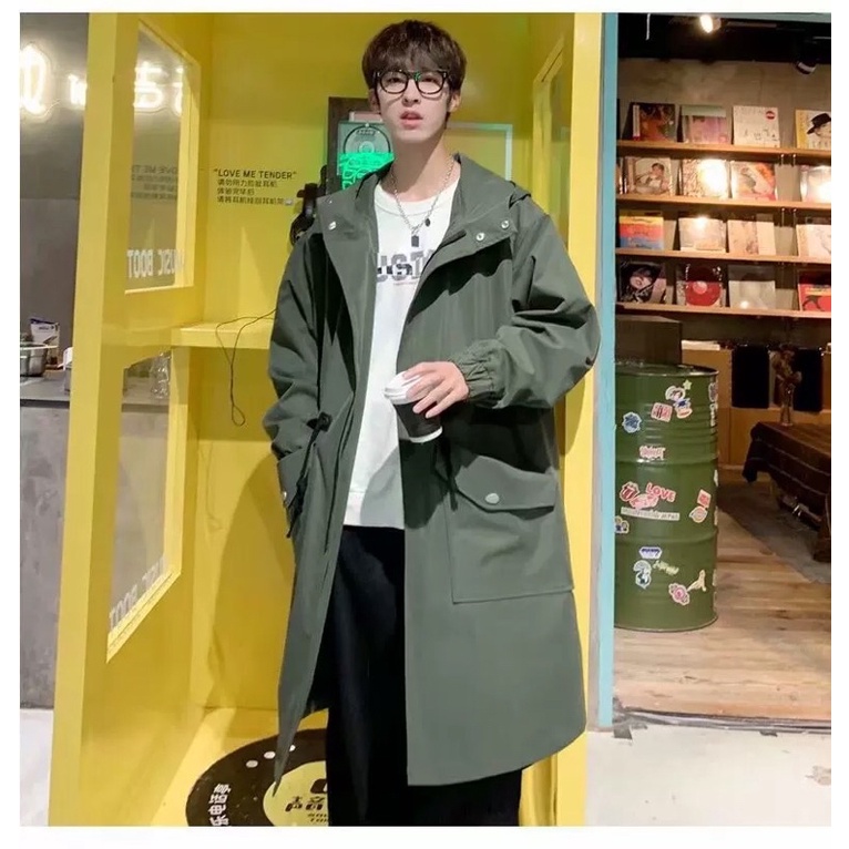 SWEATER LONG JAKET PARKA IMPORT PRIA WANITA KOREA BTS ORIGINAL PY03