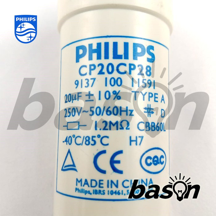 PHILIPS Capasitor - 20 uF - CP 20CP28