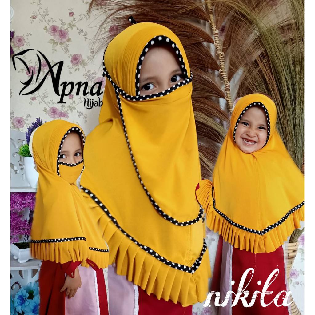 HIJAB ANAK NIKITA / CADAR QILLA KIDS ORI ARETHA