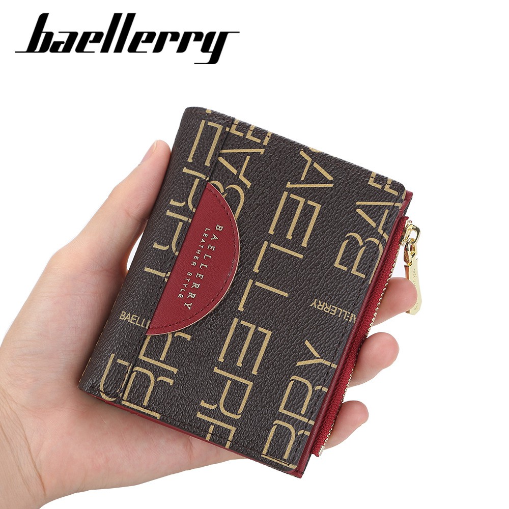 BAELLERRY DR076 Dompet Wanita Kecil Bahan Kulit PU Leather Premium WATCHKITE WKOS
