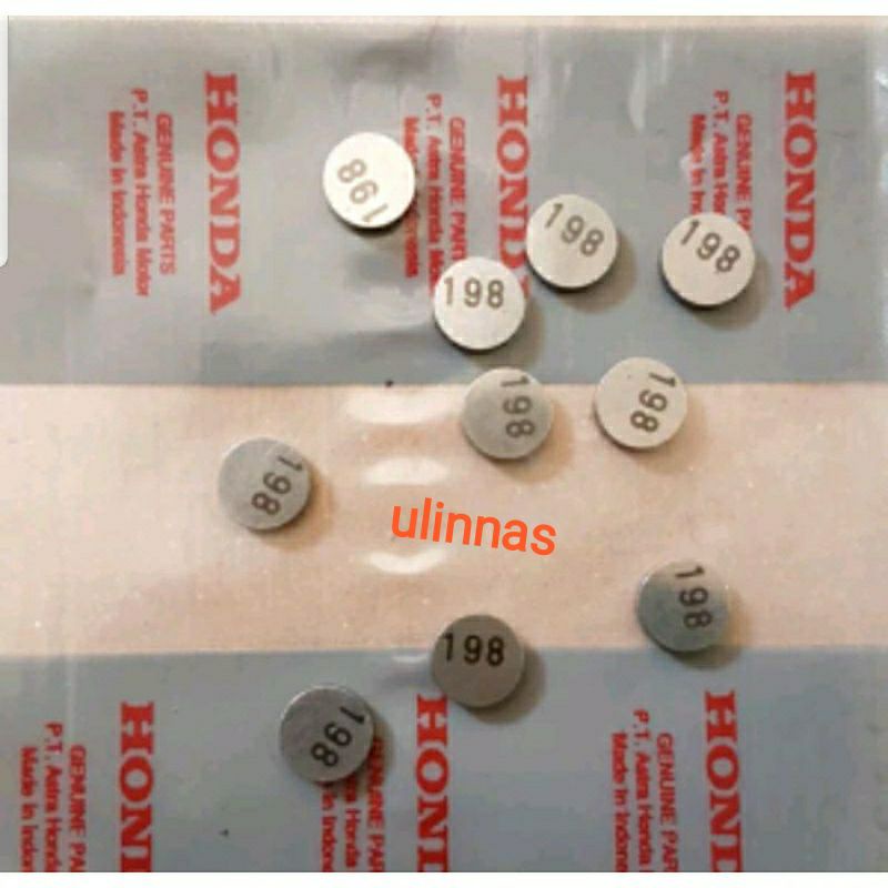 1 pc sim tablet klep size 198 Honda old new cb150r cbr Sonic GTR 150 CBR 250  RR r 600 800