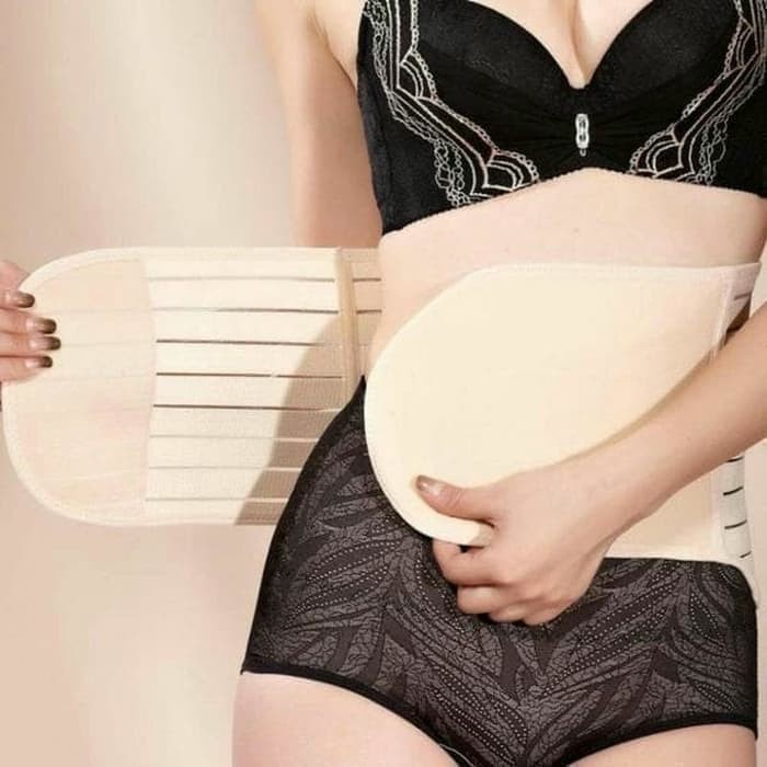 Stagen Korset Corset Wanita Pelangsing Pengecil Perut Buncit Pasca Melahirkan Maternity Hamil Gurita