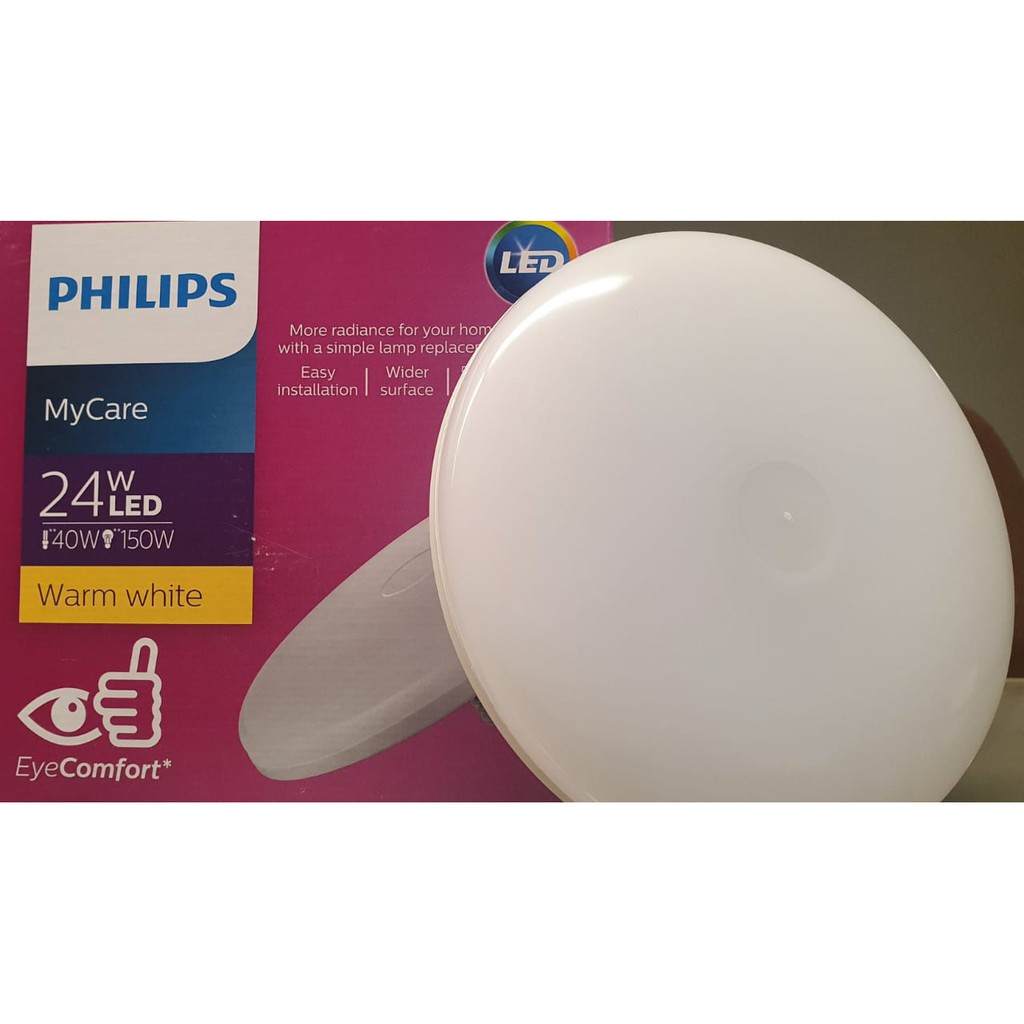 Philips UFO LED Bulb 24W 24 Watt WWL WarmWhiteLight KUNING