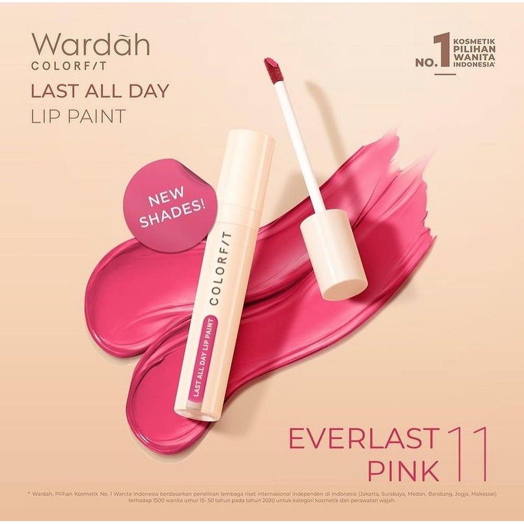 Wardah Colorfit Last All Day Lip Paint