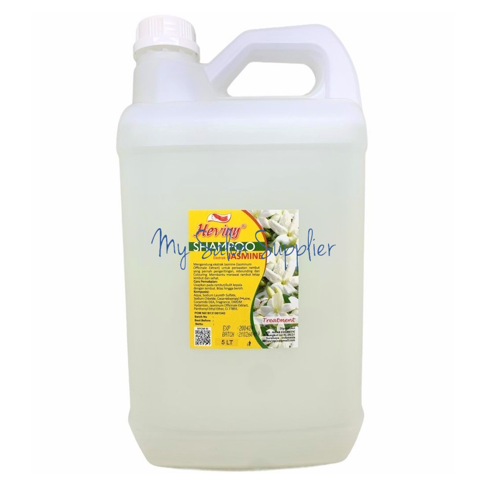 Heviny Shampoo 5L Apel / Lemon / Strawberry / Green Tea / Coconut / Jasmine