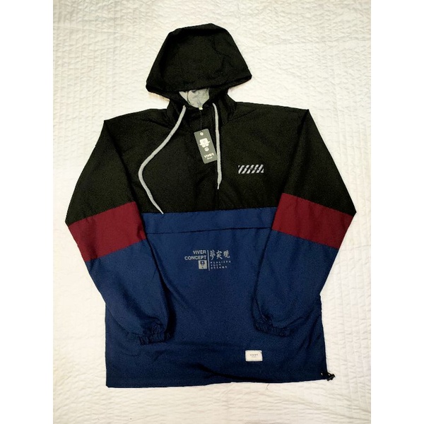 Jaket pria kasual model cagoule distro original premium