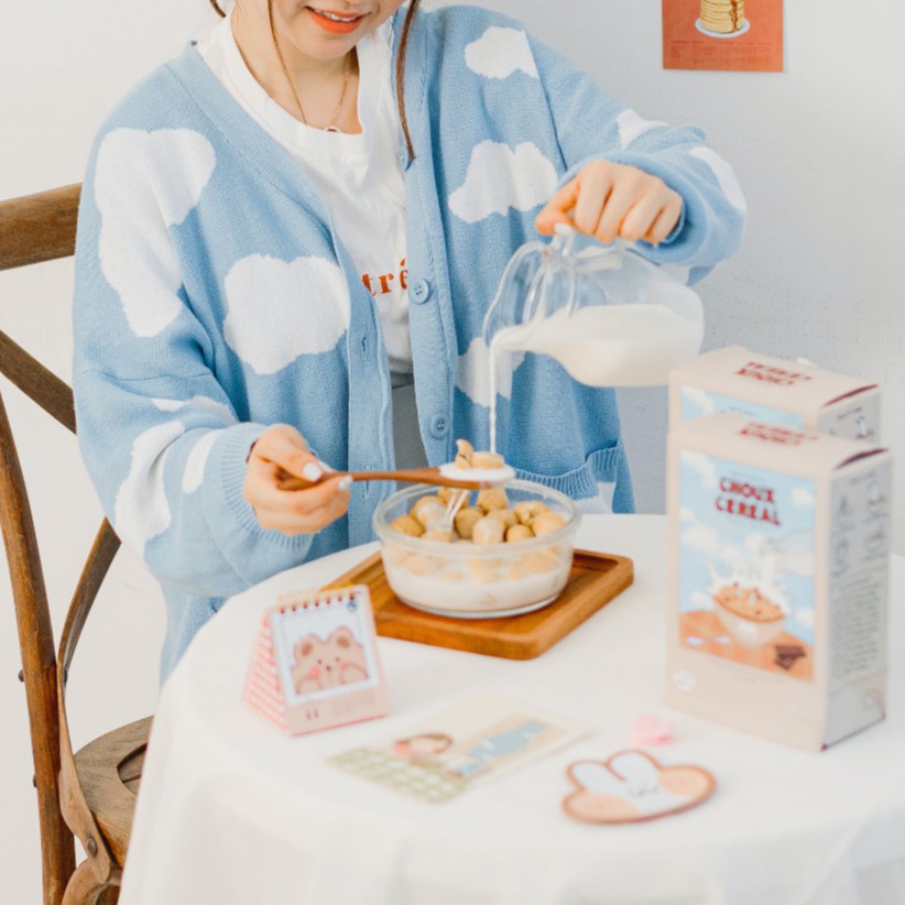 

Breakfast Kit [Choux Cereal + Milk]