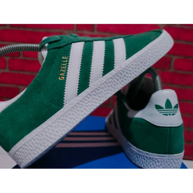 Adidas Gazelle j green white