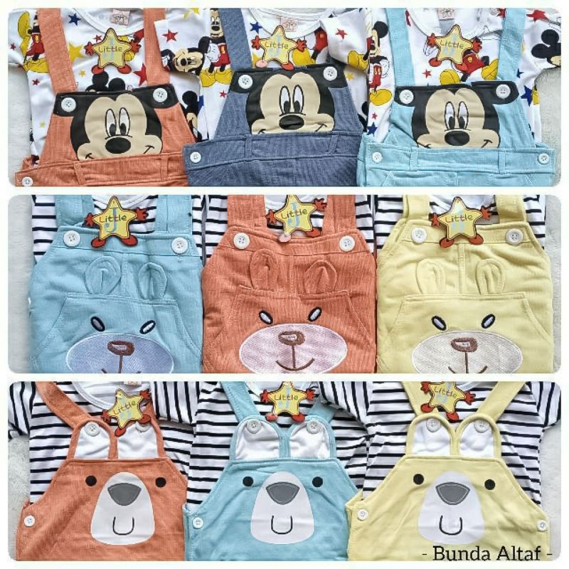 Setelan Baju Anak / BaJu Kodok Bayi / Overall Bayi / Overall Anak / Jumpsuit  [ Bunda Altaf ]