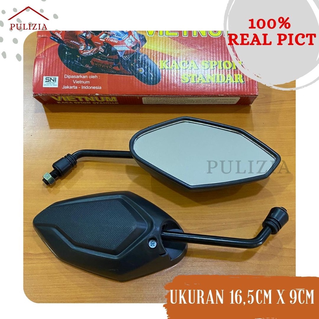 KACA SPION MOTOR VARIO STANDAR /KACA SPION HONDA /  KACA SPION STANDAR GOOD QUALITY