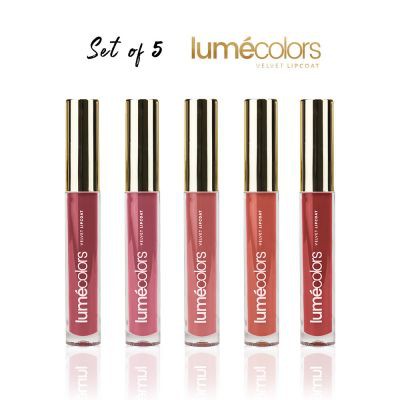 Lumecolors velvet lipcoat - Exotic Set Of 5 K3203B8D