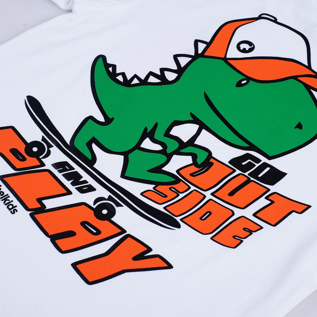 Hanschelkids - Go Outside ( Kaos Anak Oversize Unisex 2-12 Tahun )-4