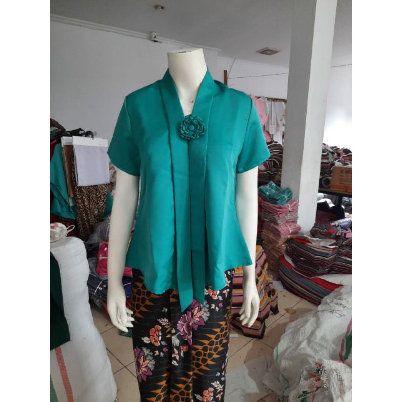 (Pd92/100) Kebaya Floy kutubaru kartini encim PENDEK BALOTELI busui KeroncongBusana (PDK)-Tosca