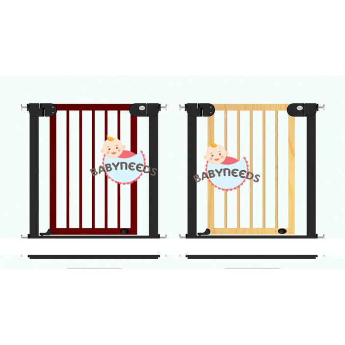 Babysafe gate Baby safe gate pagar pengaman bayi preasure gate babysafe wood