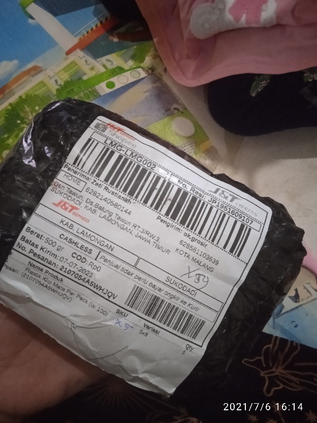 Plastik Klip Mata Per Pack (isi 100)