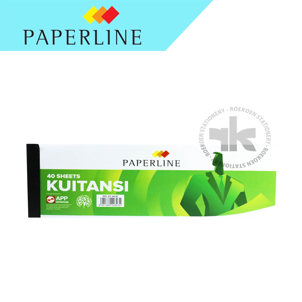 

Paperline Kuitansi Tanggung 285x90mm Kwitansi (40 lbr)