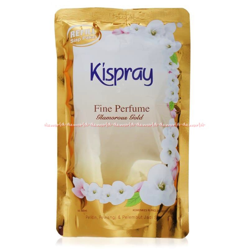 Kispray Fine Perfume Refill Pengharum setrika pakaian isi ulang wangi mewah dan formula anti kuman