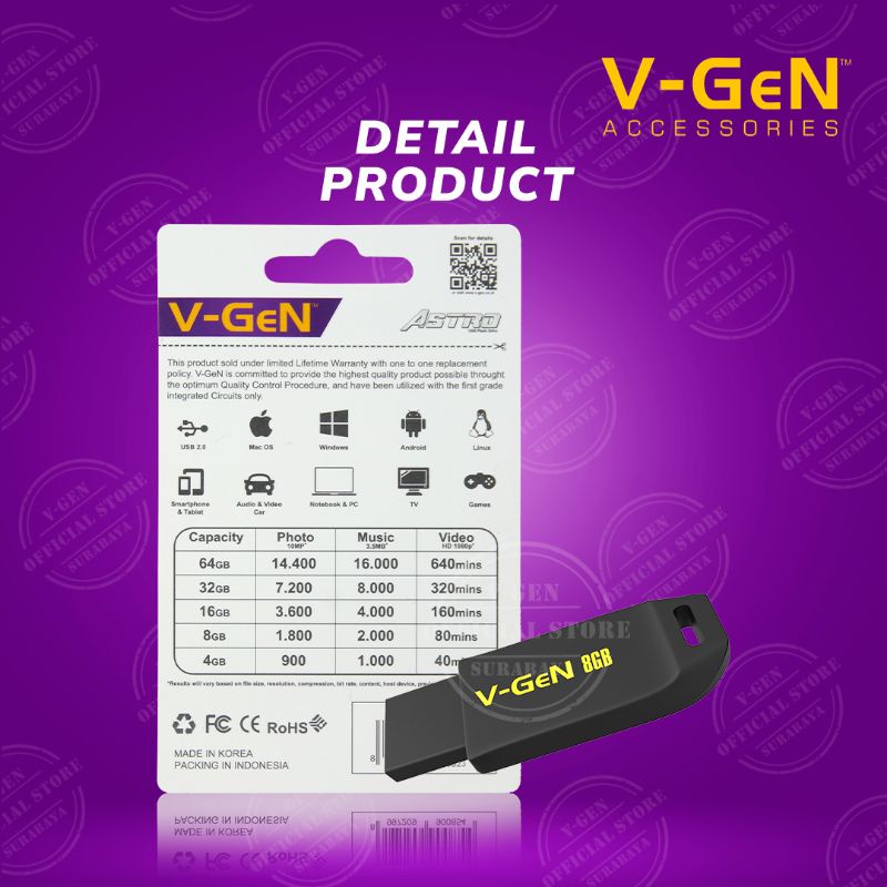 Flash Disk VGEN ASTRO 8GB V-GeN