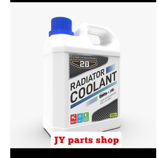 2B air radiator coolant warna hijau 1L