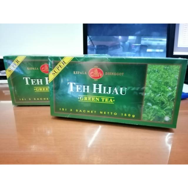 Teh Hijau Kepala Djenggot SUPER (Green Tea) 150gr kemasan ekonomis