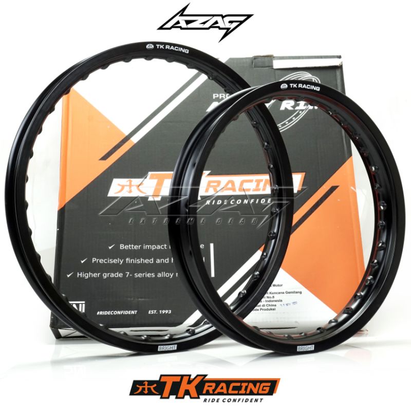 VELG TK RACING 16/19 185/160 HOLE 36 DEPAN BELAKANG