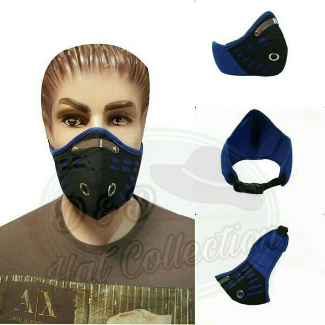 Masker Motor Mulut Hidung Plus Penjepit Hidung