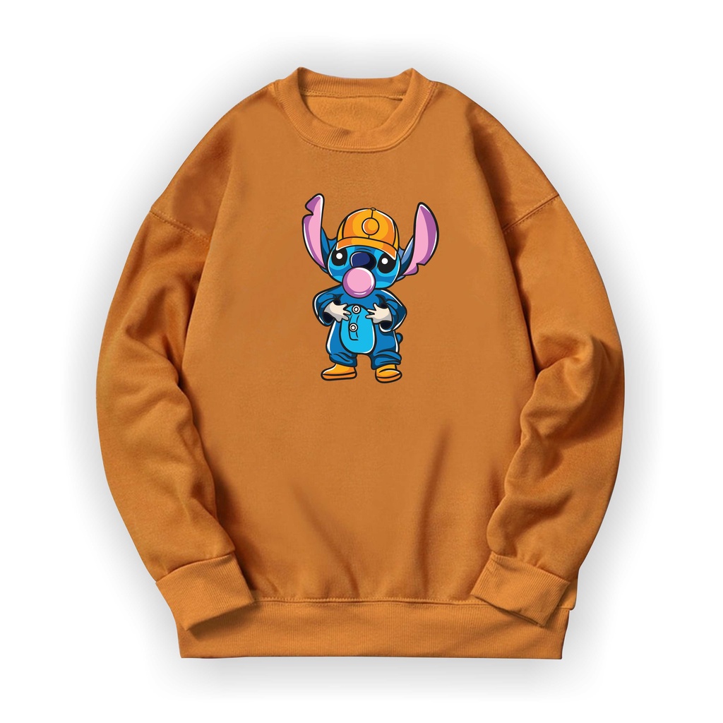 STICH Basic Sweater II STICH Sweater Crewneck II Sweatshirt SIZE M - XL ( Pria &amp; Wanita / Anak &amp; Dewasa )