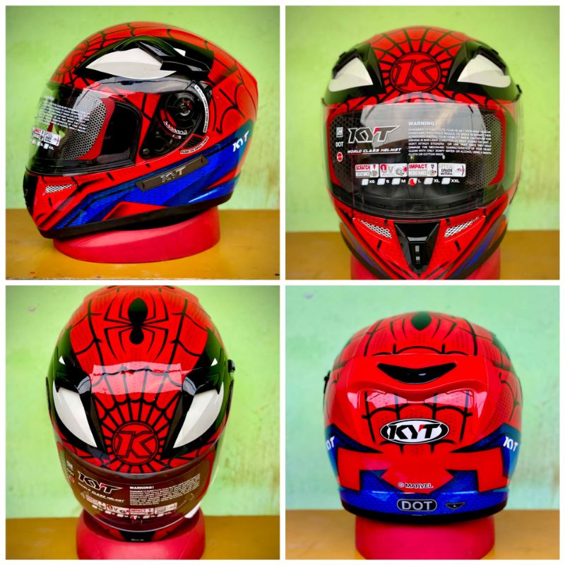 KYT k2rider spiderman