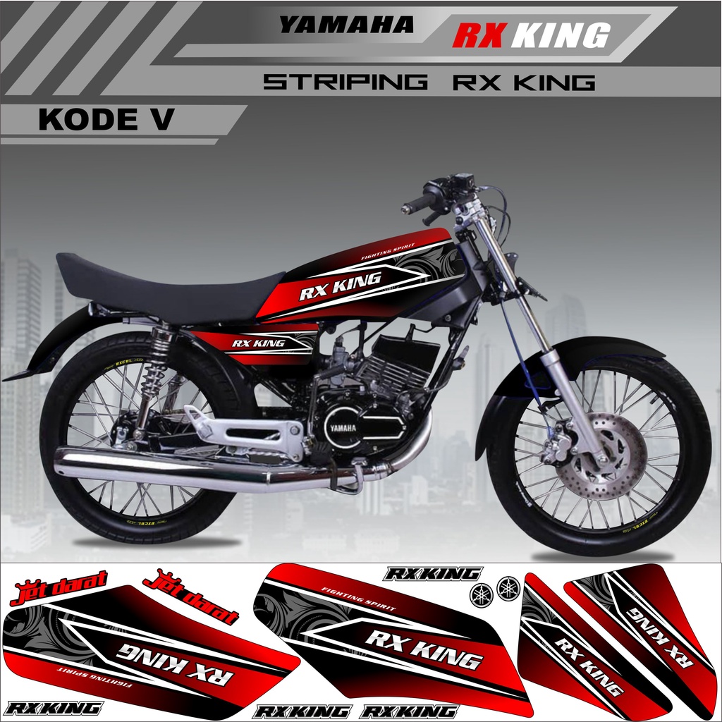 Sticker Striping Rx King Variasi Stiker Rx King Variasi Kode V