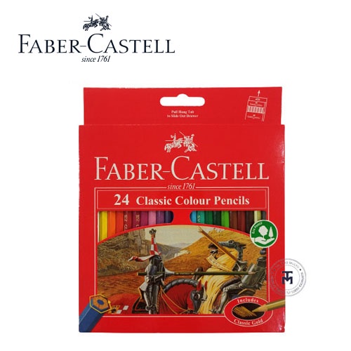 

Pensil Warna Faber Castell 24 Classic Panjang