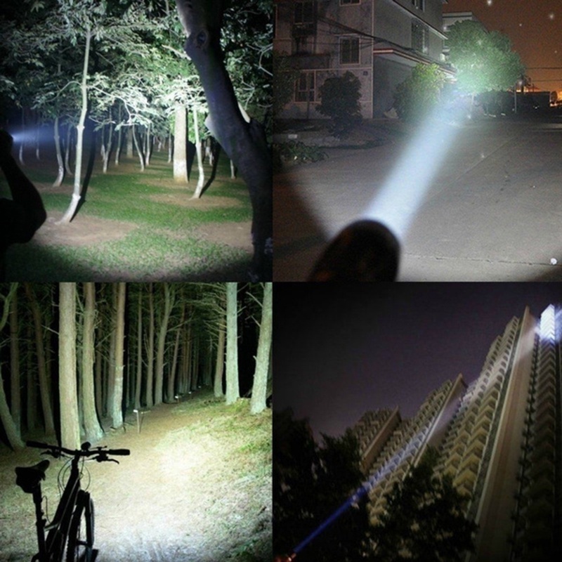 Tactical Military LED Flashlight 980000LM Zoomable 5-Mode Without Battery。