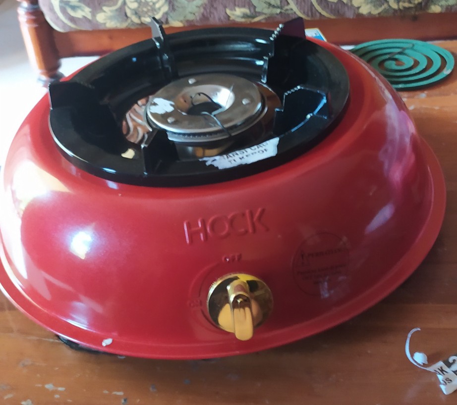 Hock Mutiara Deluxe 100md Kompor Gas 1 Tungku Si Api Biru - Warna Merah (paling Larisss)