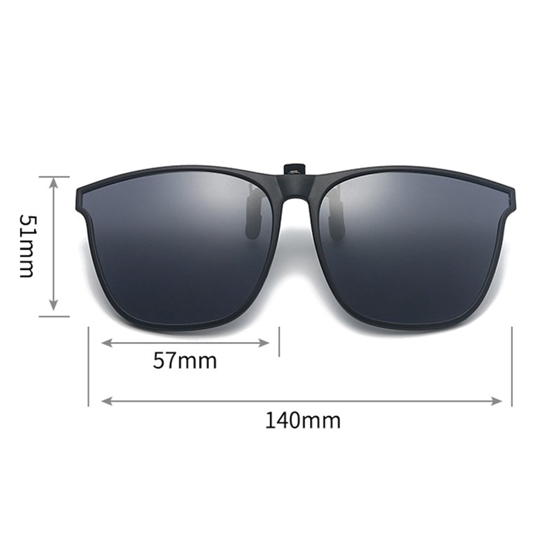 Flip Up Clip On Sun Glasses For Men Driving Glasses Clips Light Fishing Female Anti UVA UVB Polarized Night Vision Lens|Men's Sunglasses