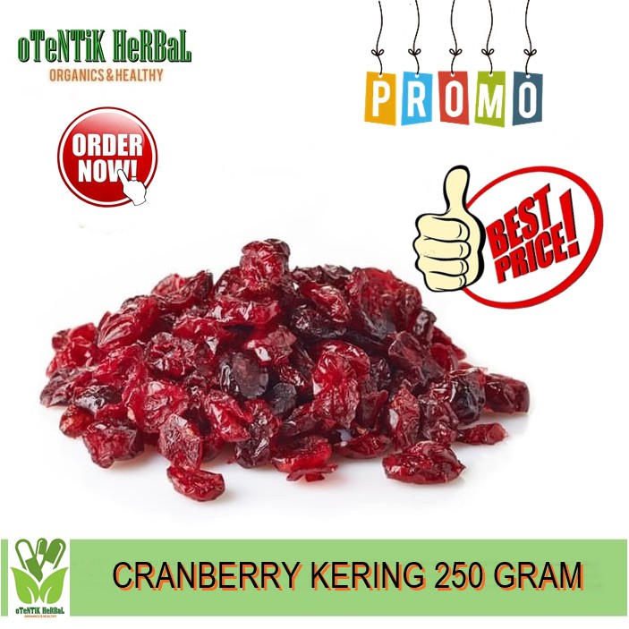 

CRANBERRY KERING 250 GRAM